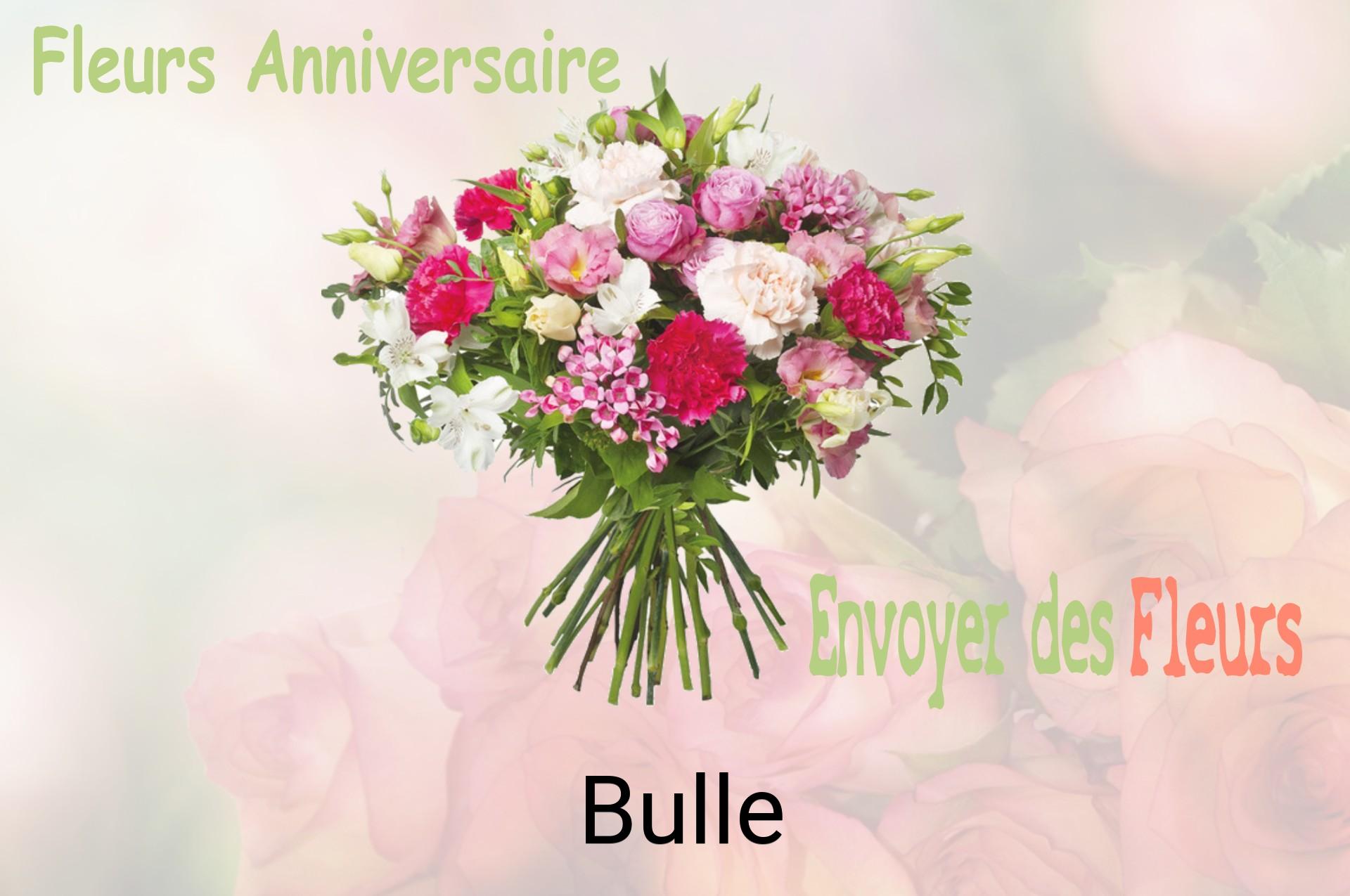 Bouquet de fleurs d’anniversaire livré à Bulle
